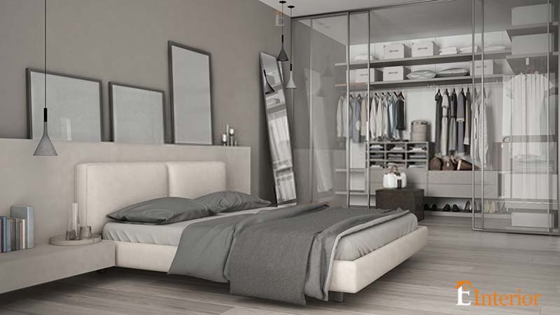 Wardrobe Design With Dressing Table With Storage